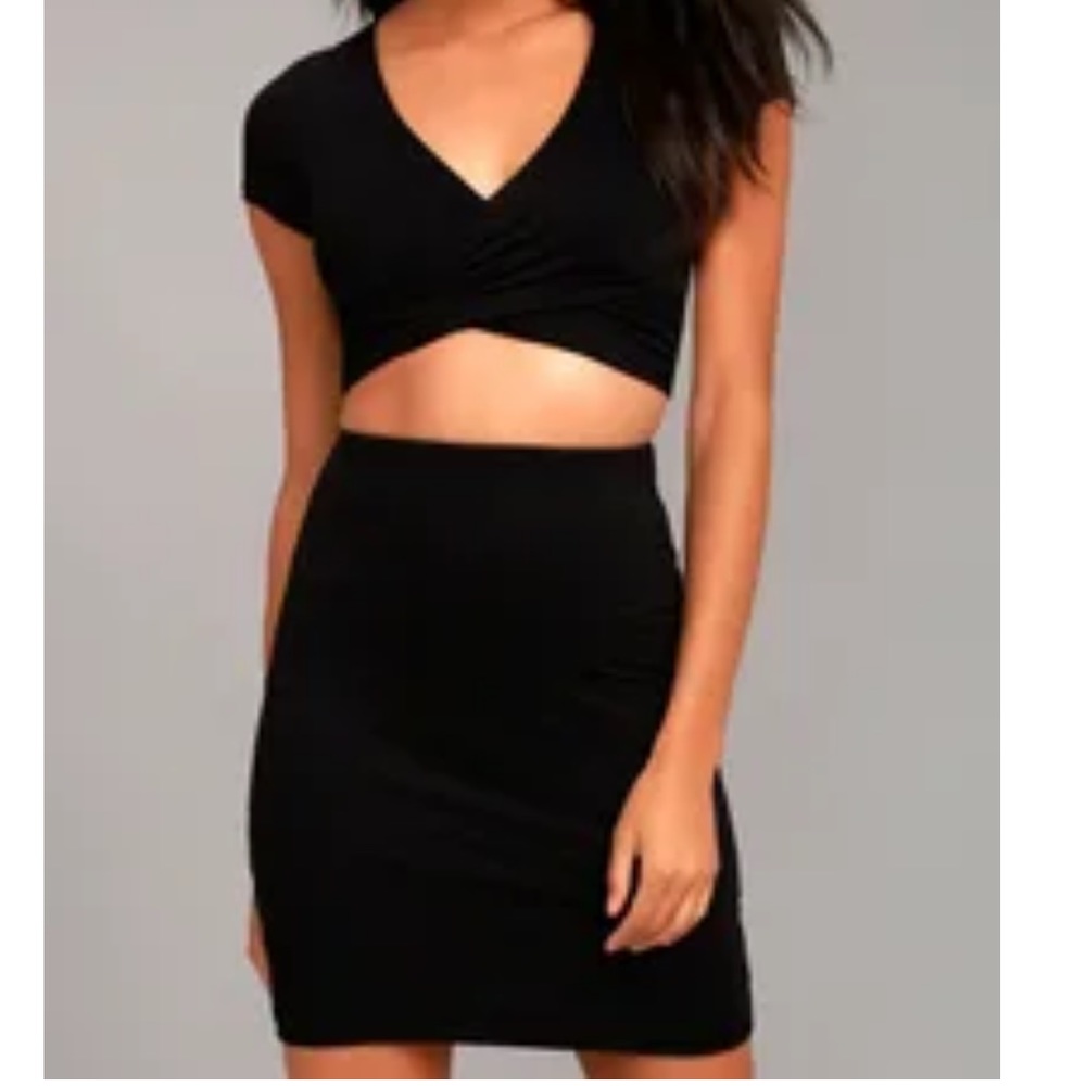 Women's Black Cutout Bodycon Dress